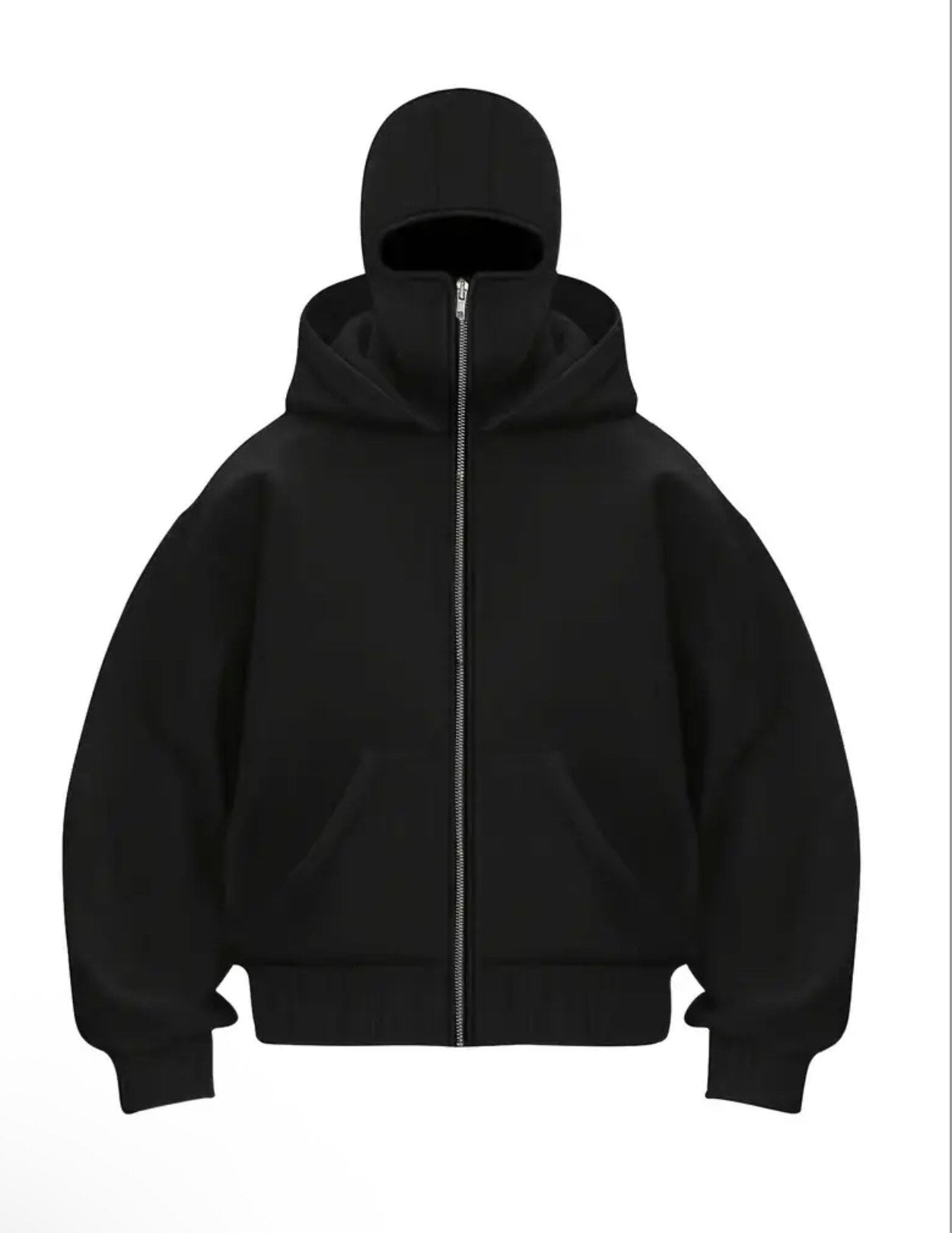 Sudadera oversieze negra / Diseño de cristo